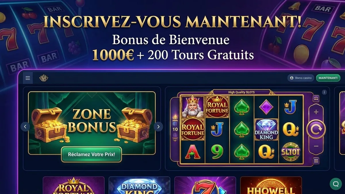 Inscription avec bonus
